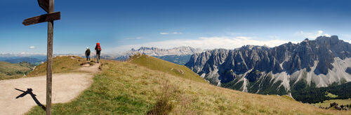 Berggipfel mit Panoramablick